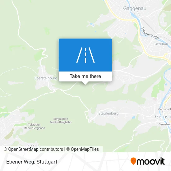 Карта Ebener Weg