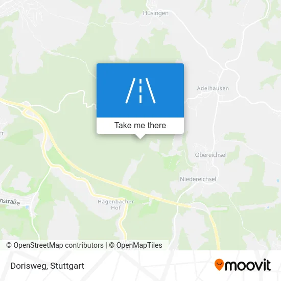 Dorisweg map