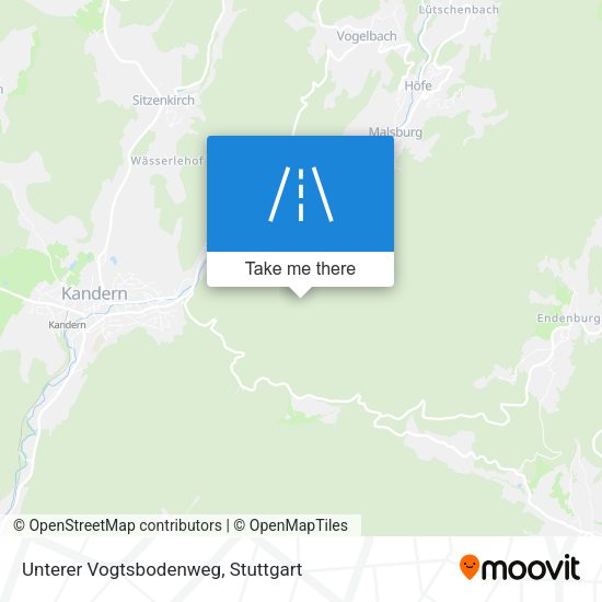 Unterer Vogtsbodenweg map