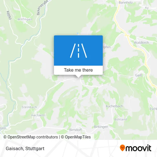 Карта Gaisach