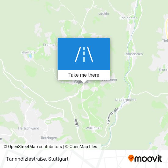 Tannhölzlestraße map