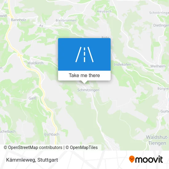 Карта Kämmleweg