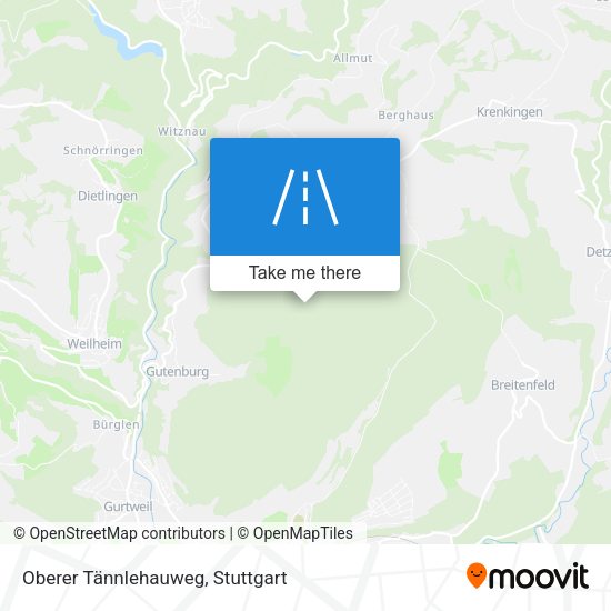 Oberer Tännlehauweg map