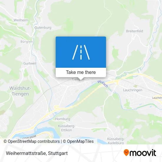 Карта Weihermattstraße