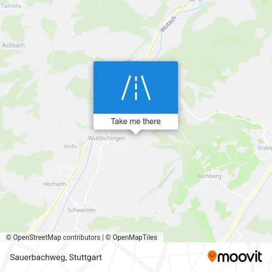 Карта Sauerbachweg