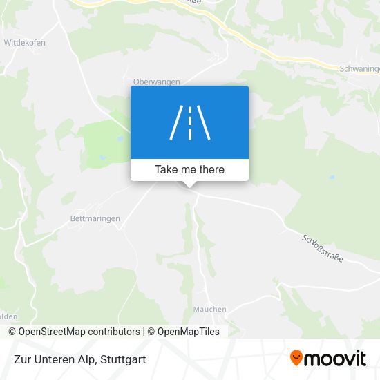 Карта Zur Unteren Alp