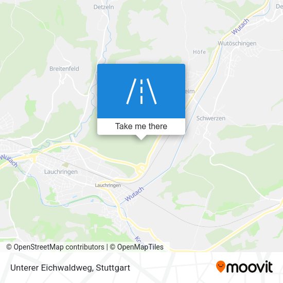 Карта Unterer Eichwaldweg