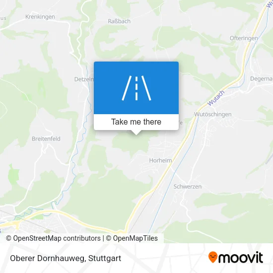 Карта Oberer Dornhauweg
