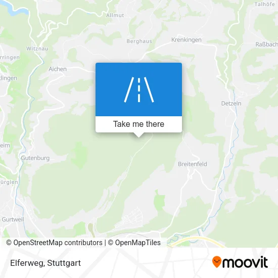 Карта Elferweg