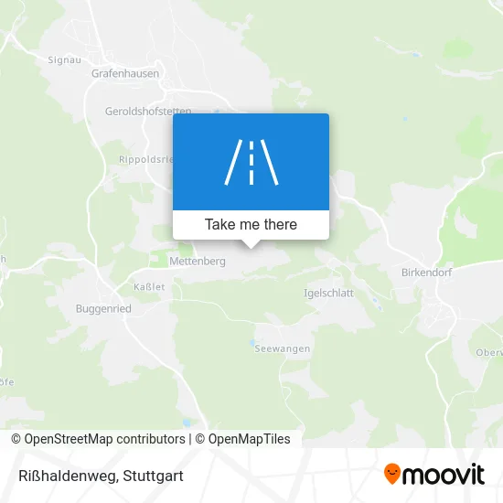Rißhaldenweg map