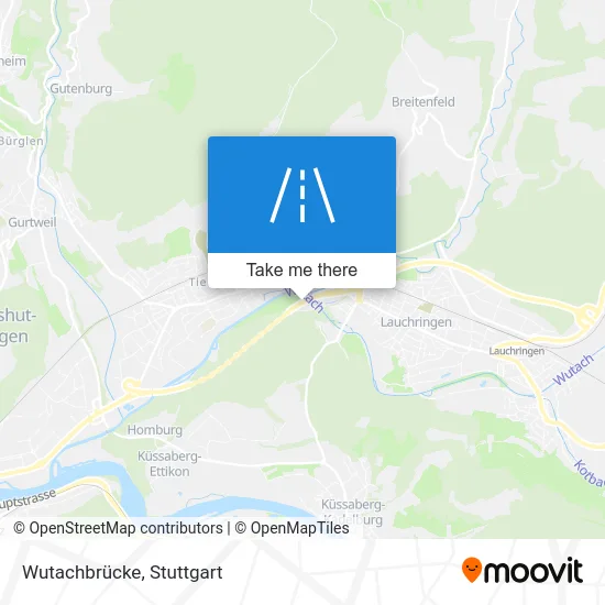 Карта Wutachbrücke