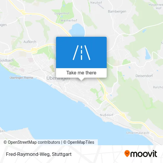 Карта Fred-Raymond-Weg