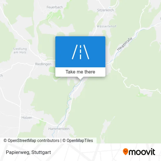 Papierweg map