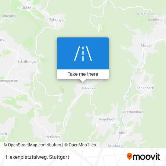 Карта Hexenplatztalweg