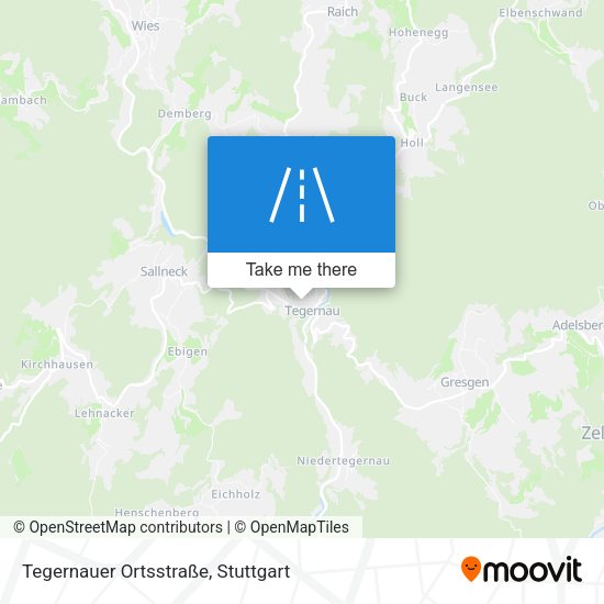 Tegernauer Ortsstraße map