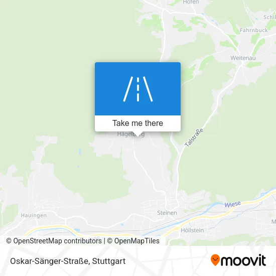 Карта Oskar-Sänger-Straße