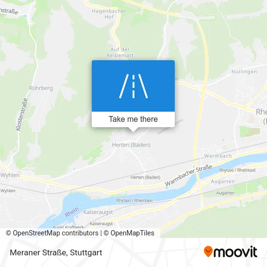 Карта Meraner Straße