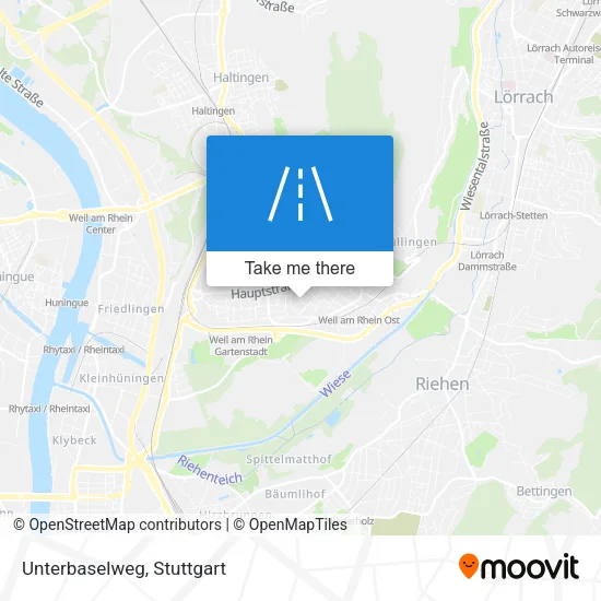 Карта Unterbaselweg
