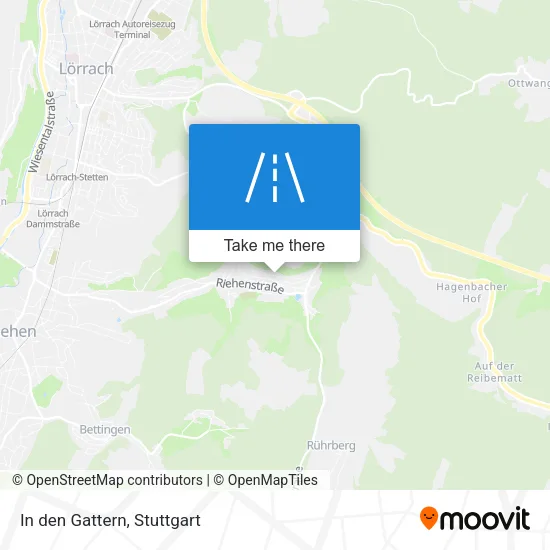 Карта In den Gattern