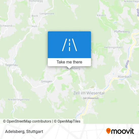 Карта Adelsberg