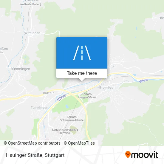 Карта Hauinger Straße