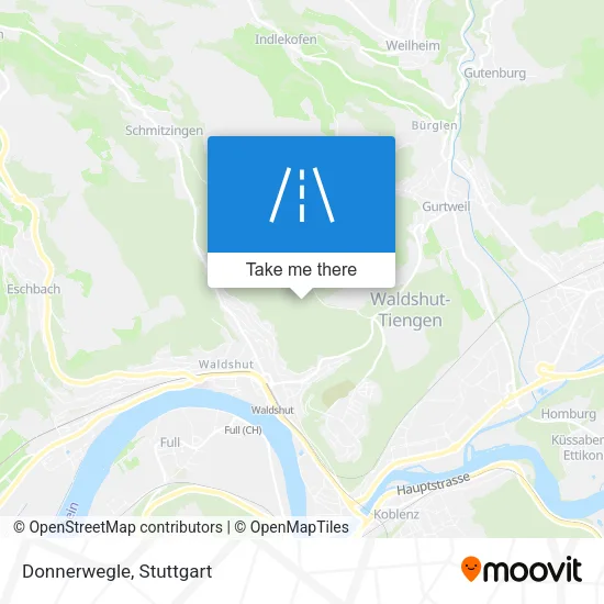 Карта Donnerwegle