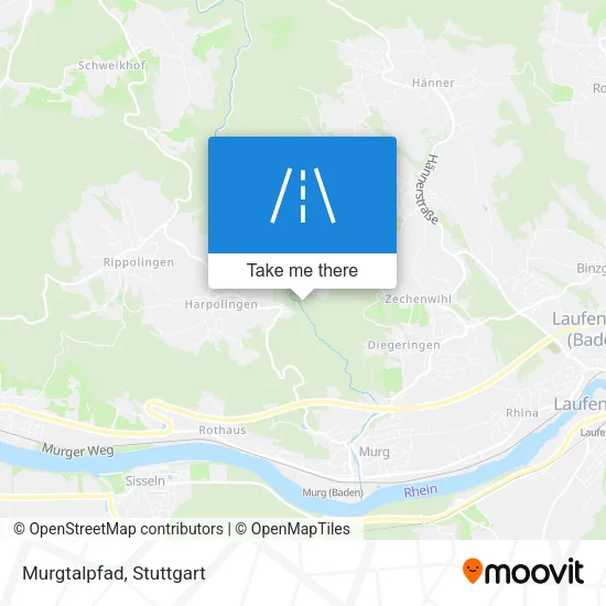Карта Murgtalpfad