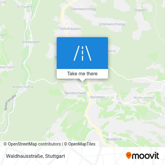 Waldhausstraße map