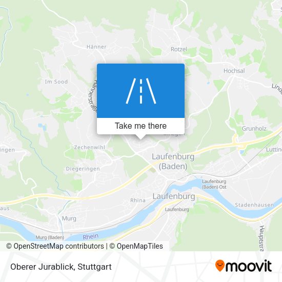 Карта Oberer Jurablick