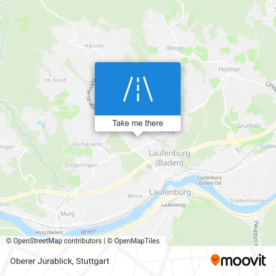 Карта Oberer Jurablick