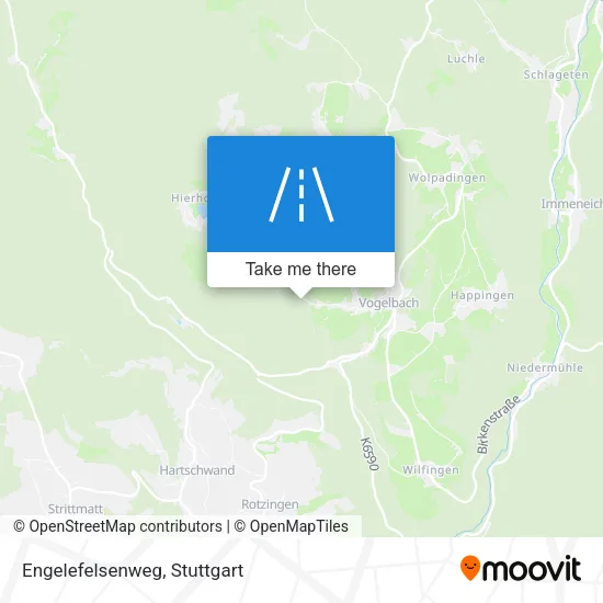 Карта Engelefelsenweg