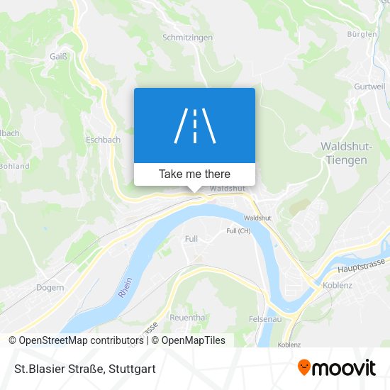 St.Blasier Straße map