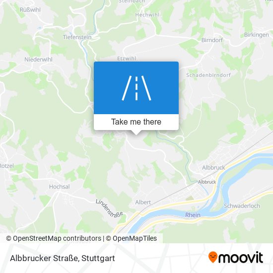 Карта Albbrucker Straße