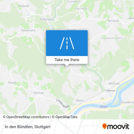 In den Bündten map