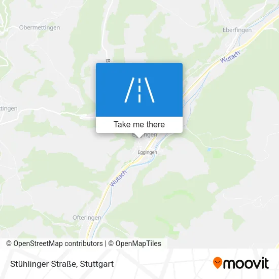Карта Stühlinger Straße