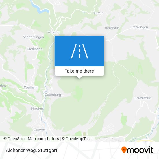Карта Aichener Weg