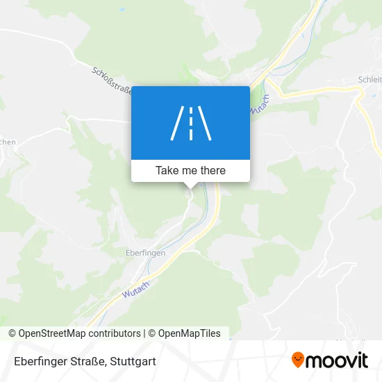 Карта Eberfinger Straße