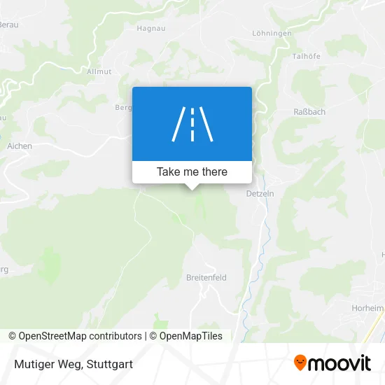 Карта Mutiger Weg