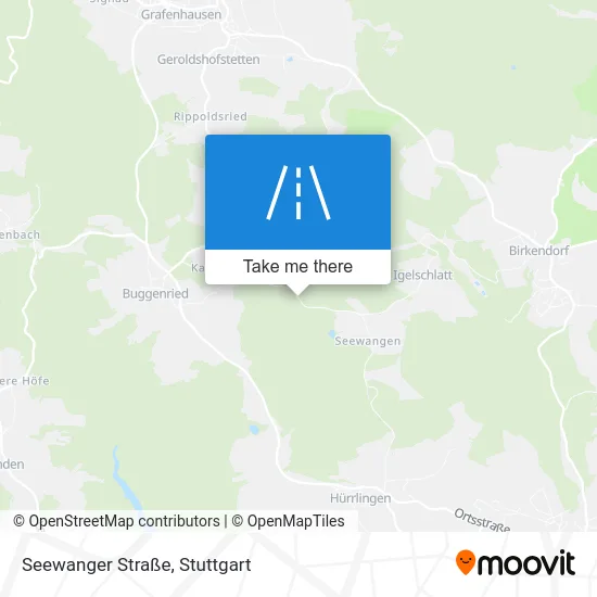 Карта Seewanger Straße