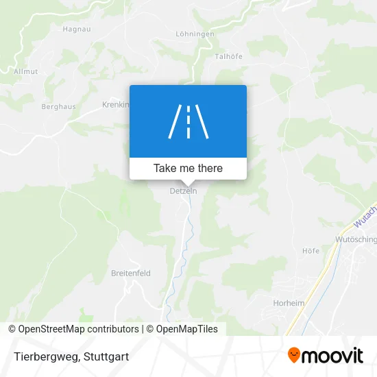 Карта Tierbergweg