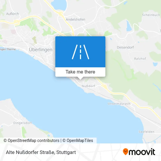 Карта Alte Nußdorfer Straße