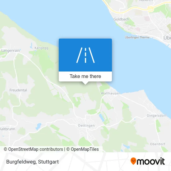 Карта Burgfeldweg