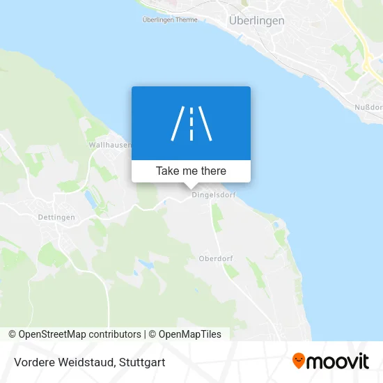 Карта Vordere Weidstaud