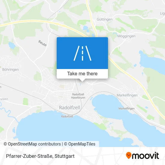 Карта Pfarrer-Zuber-Straße