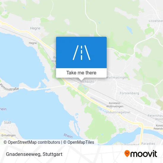 Карта Gnadenseeweg