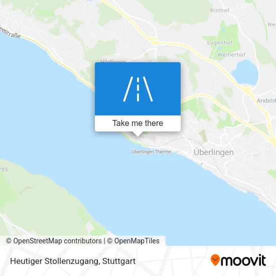 Карта Heutiger Stollenzugang