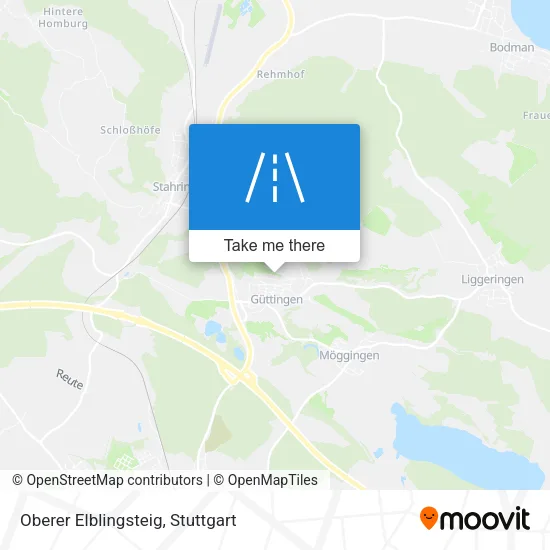 Карта Oberer Elblingsteig