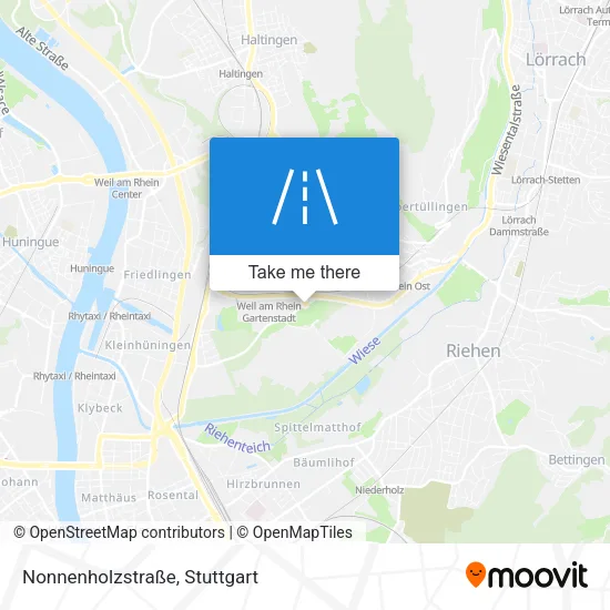 Карта Nonnenholzstraße
