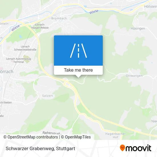 Карта Schwarzer Grabenweg
