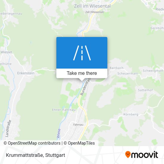 Карта Krummattstraße